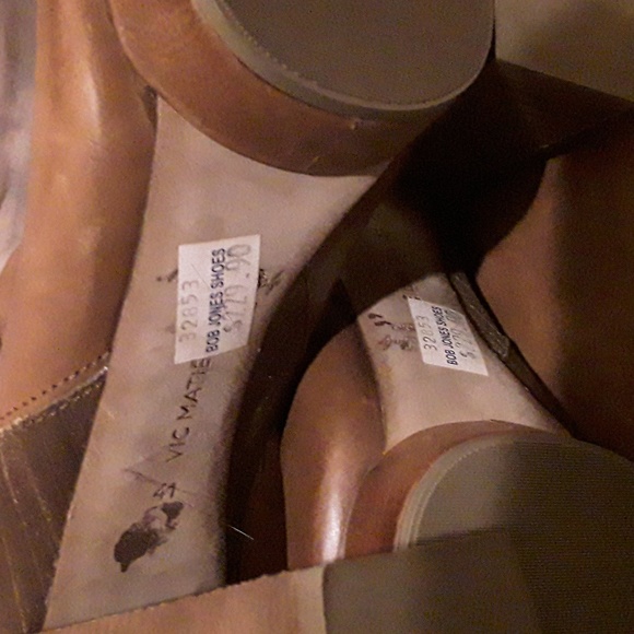 Vic Matie Italian leather platform boots - Picture 7 of 7